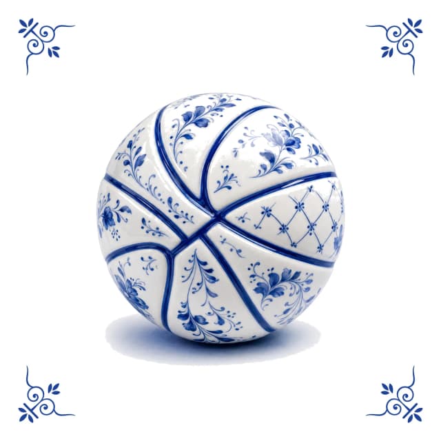 Basketbal, Delfts blauw tegeltje