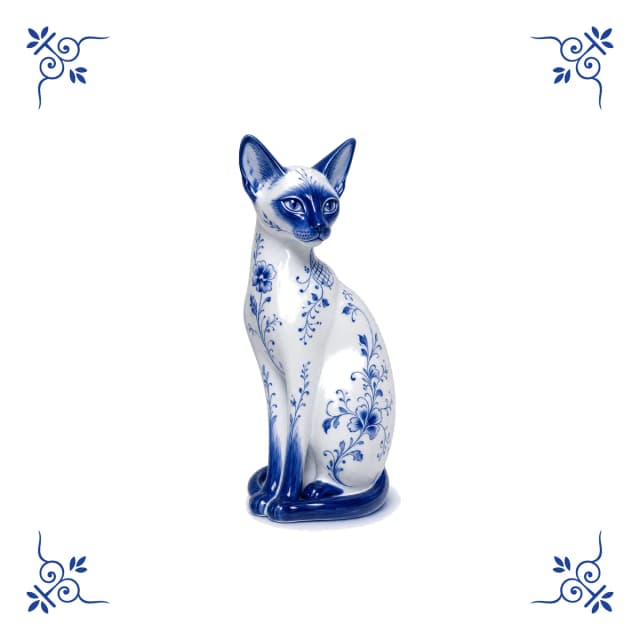 Siamees, Delfts blauw tegeltje