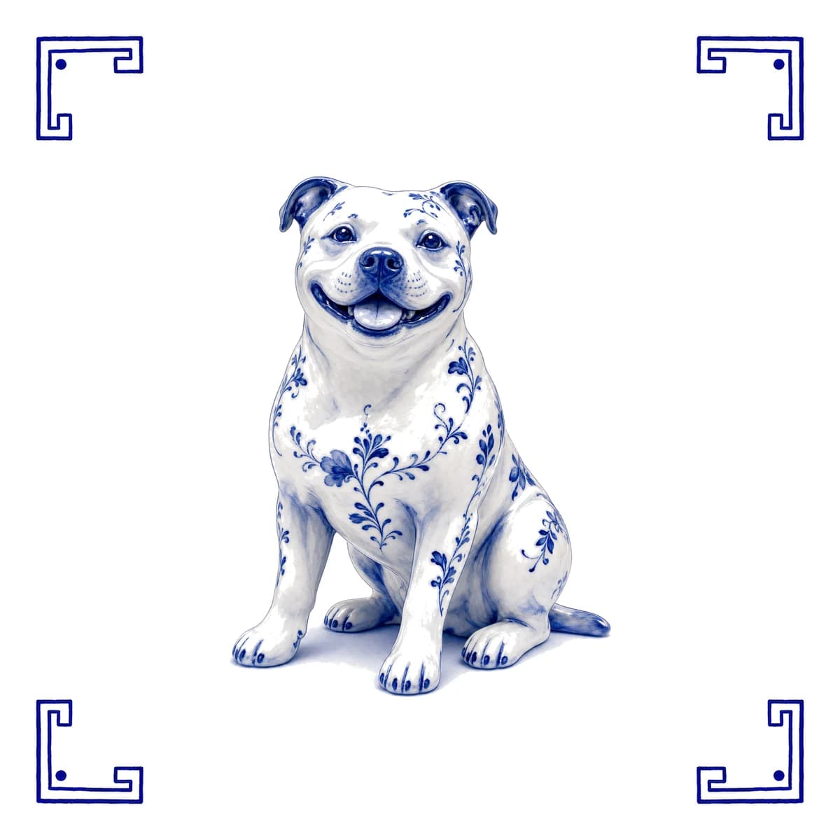 Stafford – Delfts blauw tegeltje
