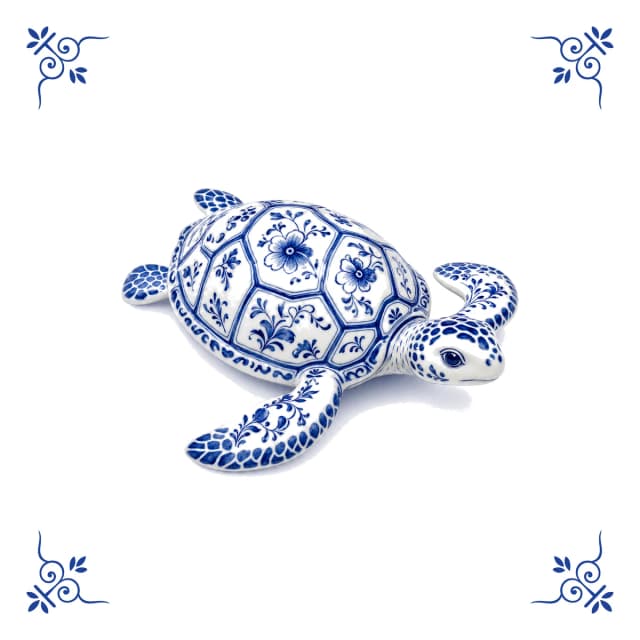 Zeeschildpad, Delfts blauw tegeltje