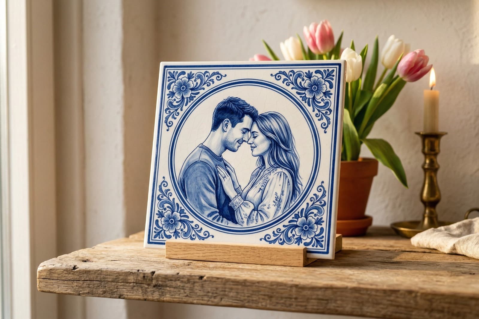 Delfts Blauw Fototegeltje